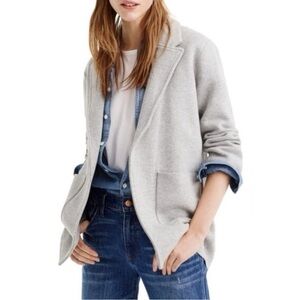 J. Crew Grey Sweater Blazer